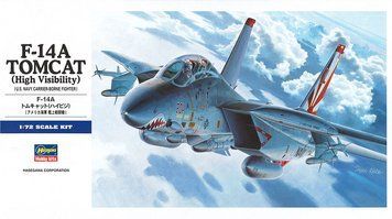 Американський палубний винищувач 1/72 F-14A Tomcat High Visibility Hasegawa 00533 , винищувач Хасегава HS00533 фото
