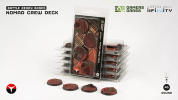 Декорована основа (Круг) - Кочівники (Infinity) (40 мм / 4 шт) GamersGrass GGB-NCDR40 GGB-NCDR40 фото
