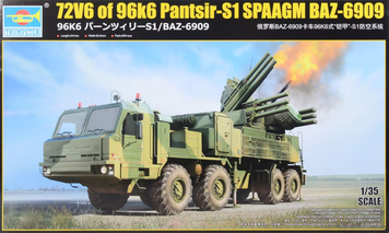Зенітний ракетно-гарматний комплекс 1/35 72В6 (96К6 &laquo;Панцирь-С1&raquo; / SA-22 Greyhound) Trumpeter 01087 TR01087 фото