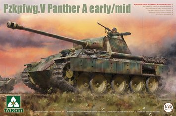 Збірна модель Танк 1/35 Pzkpfwg.V Panther A early/mid Takom 2175 2175 фото