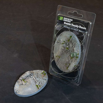 Овальна основа - Зруйноване місто (105 мм / 1 шт) GamersGrass Bases By Shape Urban Warfare (Oval) GGB-UWO105 GGB-UWO105 фото