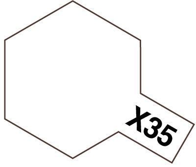 Акриловый лак ACRYLIC MINI X-35 SEMI GLOSS CLEAR &mdash; Полуглянцевый прозрачный Tamiya 81535 TAM81535 фото