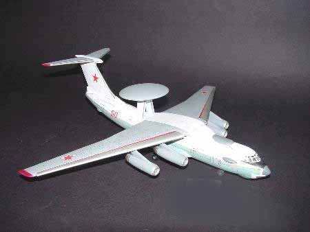 Збірна модель 1/144 радянський ДРЛС/АВАКС літак A-50 (Ilyushin A-50 Mainstay) Trumpeter 03903 TR03903 фото