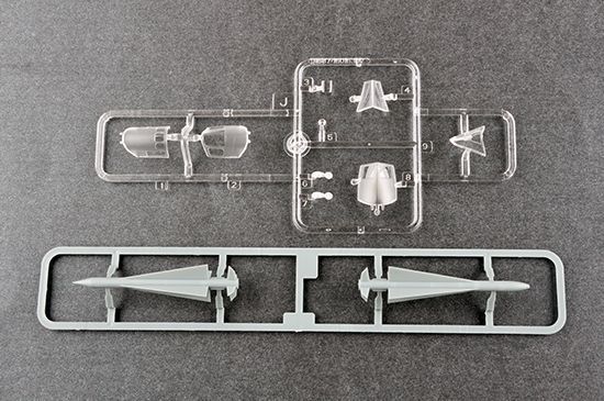 Радянський навчальний винищувач 1/72 Ту-128УТ Fiddler Trumpeter 01688 , збірна модель Туполєв Трумпетер TR01688 фото