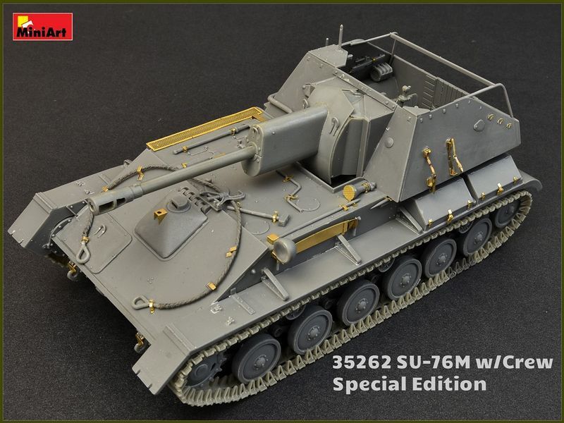 Радянський винищувач танків з екіпажем 1/35 СУ-76М Special Edition MiniArt 35262 , збірна модель Мініарт MA35262 фото