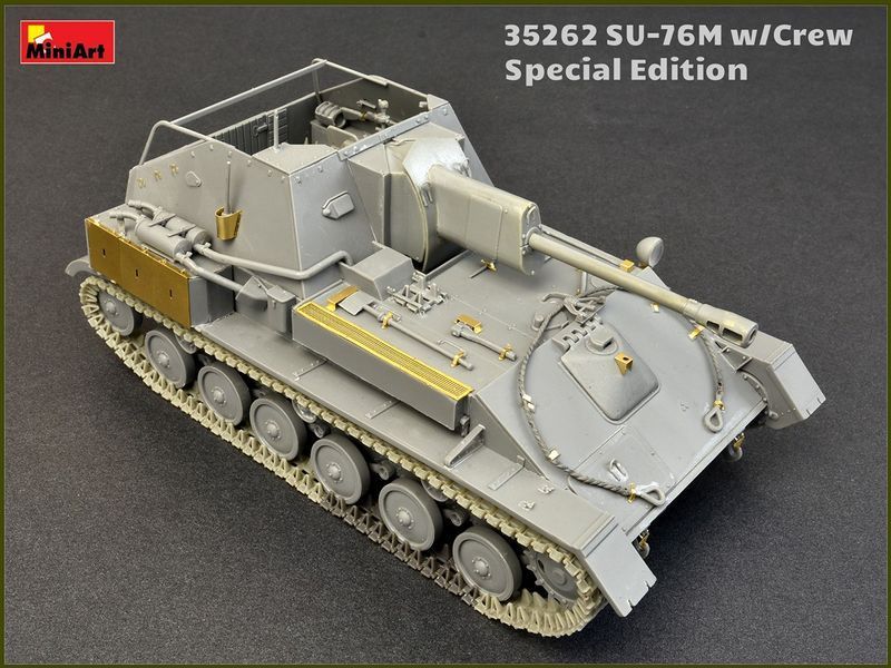 Радянський винищувач танків з екіпажем 1/35 СУ-76М Special Edition MiniArt 35262 , збірна модель Мініарт MA35262 фото