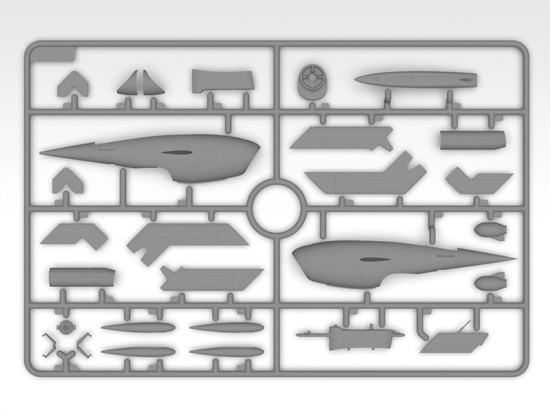 Сборная модель ICM 1/48 Воздушные дроны - мишени США 48399 ICM48399 фото