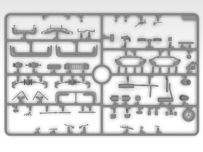 Сборная модель ICM 1/35 Humvee M1097A2 35435 ICM35435 фото