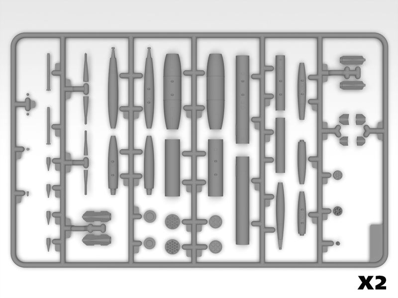 Збірна модель ICM 1/48 Авіаційне озброєння США (48406) ICM48406 фото