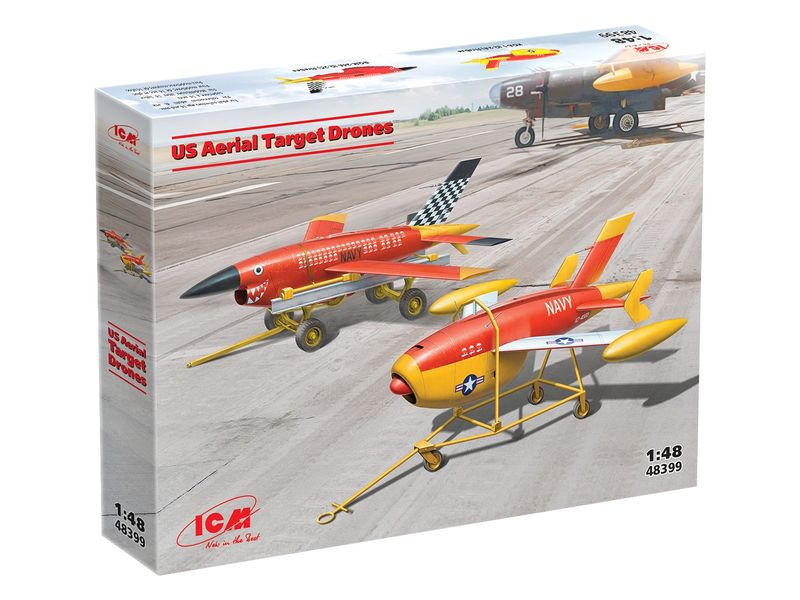 Сборная модель ICM 1/48 Воздушные дроны - мишени США 48399 ICM48399 фото