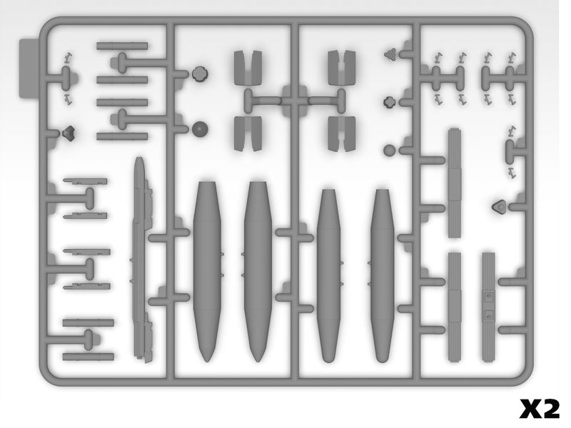 Збірна модель ICM 1/48 Авіаційне озброєння США (48406) ICM48406 фото