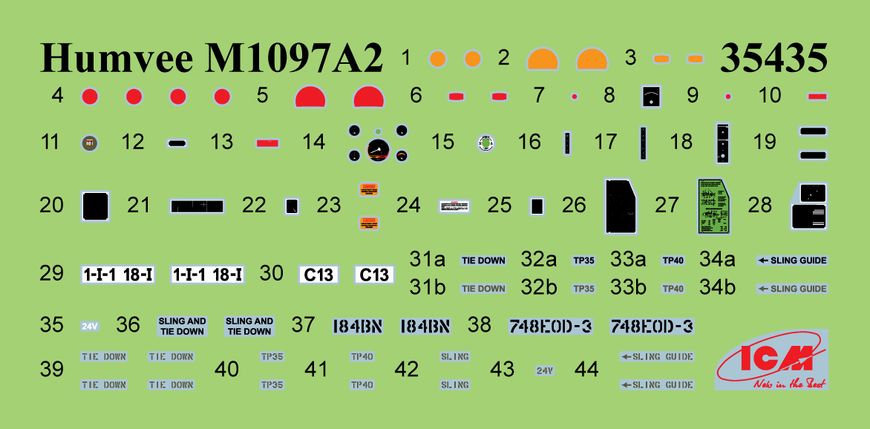 Сборная модель ICM 1/35 Humvee M1097A2 35435 ICM35435 фото