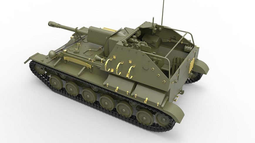 Радянський винищувач танків з екіпажем 1/35 СУ-76М Special Edition MiniArt 35262 , збірна модель Мініарт MA35262 фото