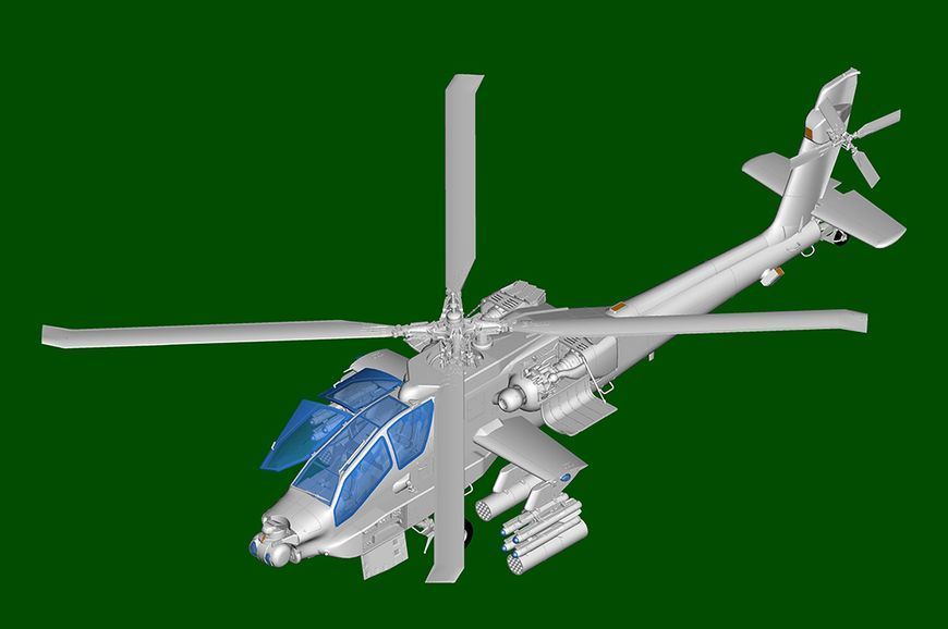 Американський гелікоптер 1/35 Boeing AH-64A Apache Trumpeter 05114 , збірна модель Апач Трумпетер TR05114 фото
