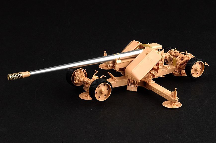 Німецька протитанкова гармата 1/35 12,8 cm Pak 44 (Krupp) Trumpeter 02317 , збірна модель гармата Трумпетер TR02317 фото