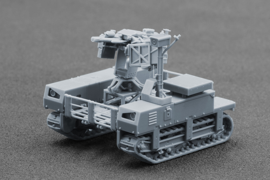 Український наземний дрон 1/35 UGV TerMIT MK19 Scale X VG-35007 , збірна модель Терміт Скейл Х VG-35007 фото