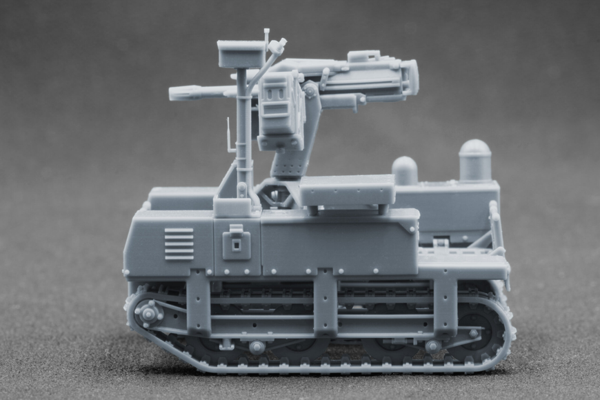 Український наземний дрон 1/35 UGV TerMIT MK19 Scale X VG-35007 , збірна модель Терміт Скейл Х VG-35007 фото