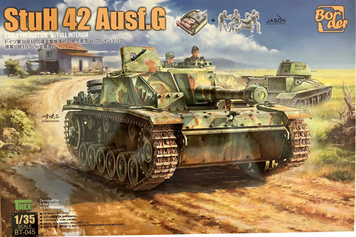 Немецкий истребитель танков 1/35 StuH 42 Ausf. G Early Border Model BT-045 , сборная модель пт-сау штуг Бордер BT-045 фото