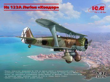 Немецкий бомбардировщик 1/32 легион &laquo;Кондор&raquo; (Hs 123A Legion &laquo;Condor&raquo;) ICM 32016 ICM32016 фото