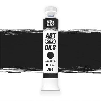Олійна фарба Слонова Кістка Чорна (Ivory Black) AK-Interactive AKABT110 AKABT110 фото