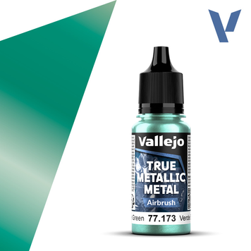 Акриловая краска - Зелёный &laquo;Жук&raquo; (Beetle Green) Vallejo True Metallic Metal Airbrush VAL 77173 VAL 77173 фото