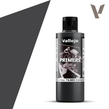 Грунтовка Немецкий Танковый Серый 200 мл (German Panzer Grey RAL7021) Vallejo VAL 74603 VAL 74603 фото