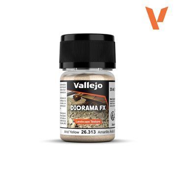 Матеріал для діорам Текстури Ландшафту Жовтий пісок 0.1-0.6 мм (Arid Yellow) Vallejo VAL 26313 VAL 26313 фото