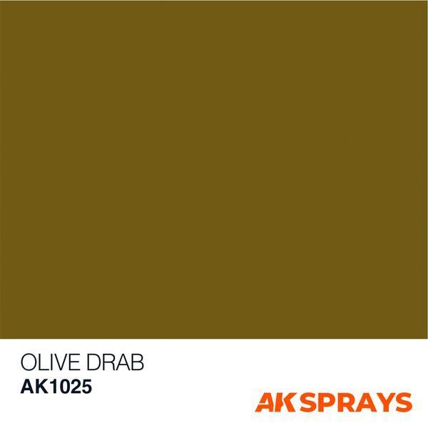 Акриловая краска Оливково-Серий (Olive Drab Color) AK-Interactive AK1025 AK1025 фото