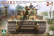 Збірна модель 1/35 німецький танк Тигр I "Міхаель Віттманн" Нормандія, пізній, командирський, з циммеритом (2 в 1) Takom 2201 TK2201 фото 1