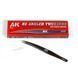 Пінцет кутовий 01 з тонким кінцем (Hg Angled Tweezers 01 Thin Tipped) AK-Interactive AK9161 AK9161 фото 1