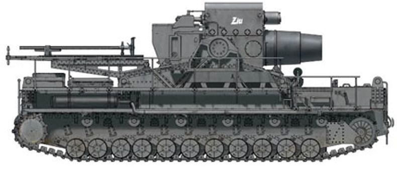 Німецька самохідна мортира 1/72 M&ouml;rser Karl Ger&auml;t 040/041 Late HobbyBoss 82905 , збірна модель Хобібос HB82905 фото