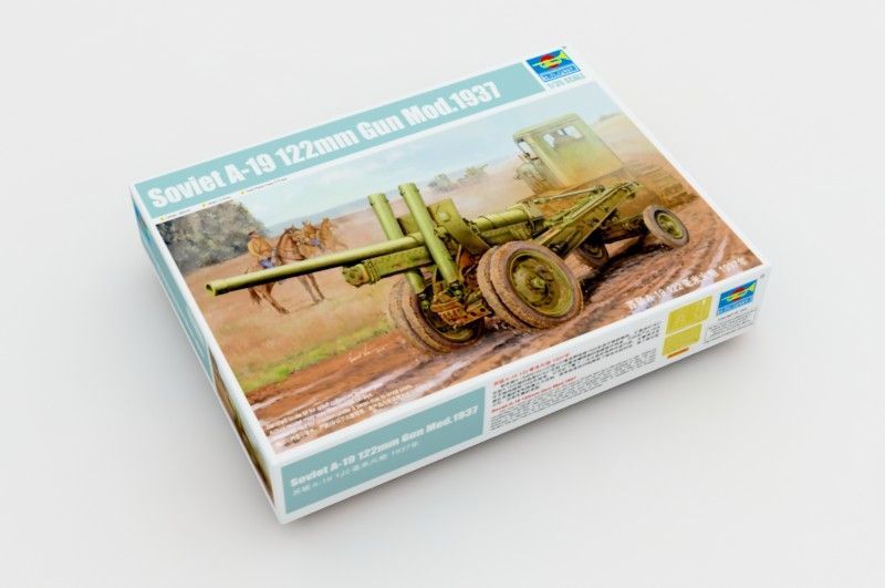 Радянська корпусна гармата 1/35 122-мм А-19 мод. 1937 Trumpeter 02325 , збірна модель гармата А19 Трумпетер TR02325 фото