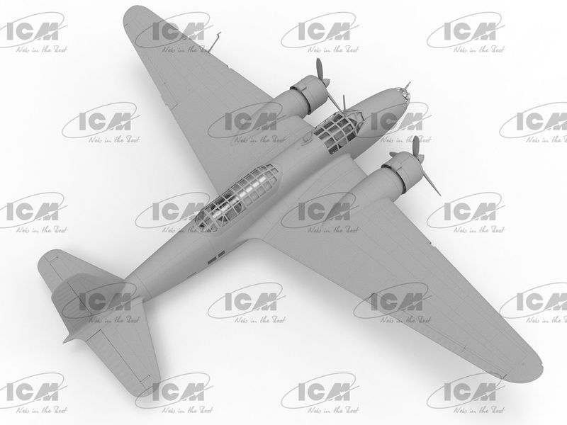Збірна модель ICM 1/72 Ki-21-Ia "Sally", японський важкий бомбардувальник (72205) ICM72205 фото