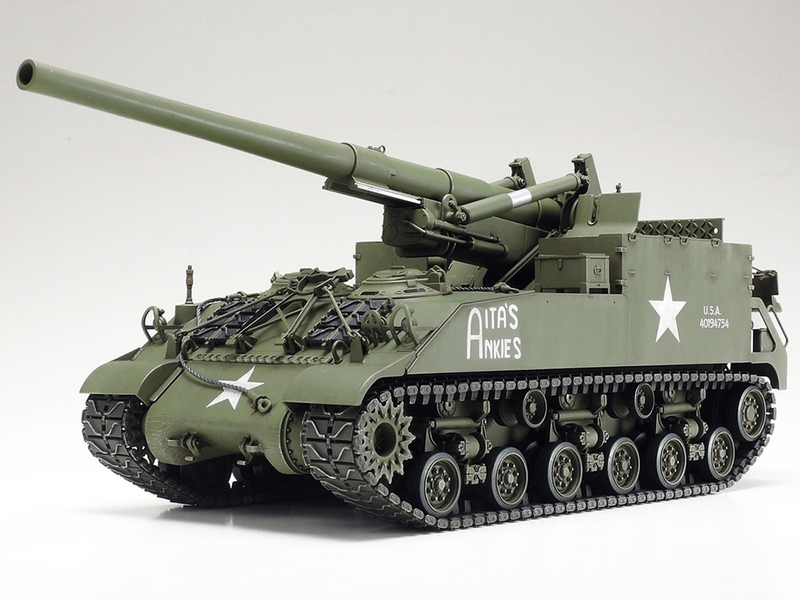 Американская самоходная гаубица 1/35 155mm M40 Tamiya 35351 , сборная модель САУ Лонг Том Тамия TAM35351 фото