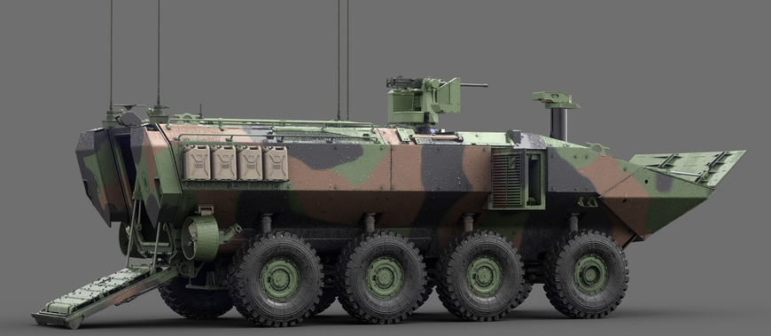 Американська бойова машина-амфібія 1/35 ACV-P Zimi Model ZM35201 , збірна модель бмп Цімі ZM35201 фото