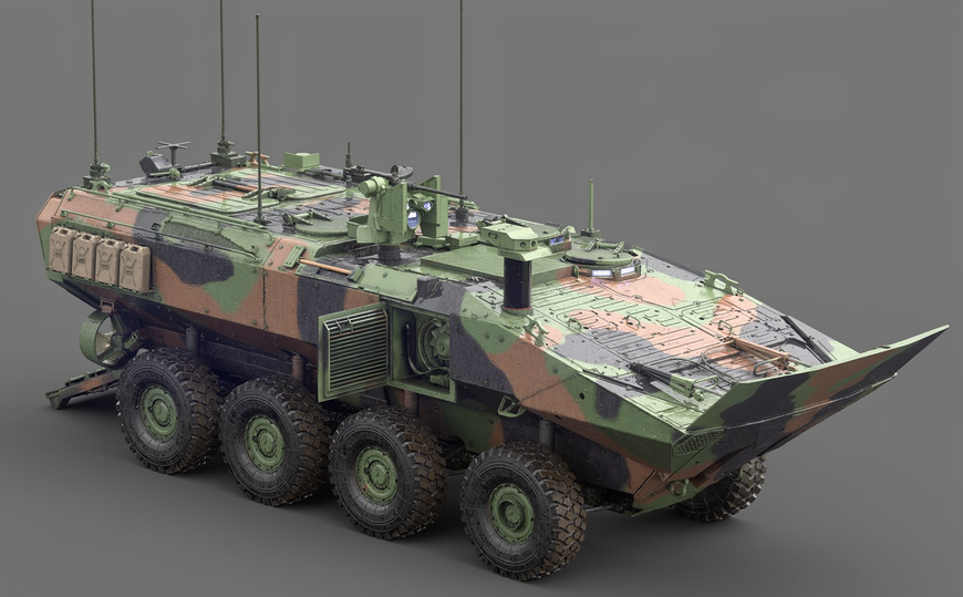 Американська бойова машина-амфібія 1/35 ACV-P Zimi Model ZM35201 , збірна модель бмп Цімі ZM35201 фото