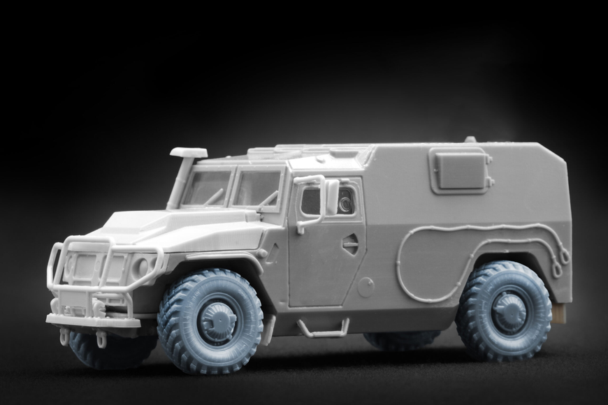 Набор деформированных колес 1/72 для ГАЗ Тигр (ACE, RPG) Scale X WM-72009W , набор деталировки газ Скейл Х WM-72009W фото
