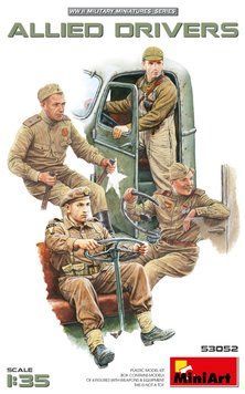 Набор водіїв союзних армій 1/35 (Allied Drivers) MiniArt 53052 , збірна модель водіїв Мініарт MA53052 фото