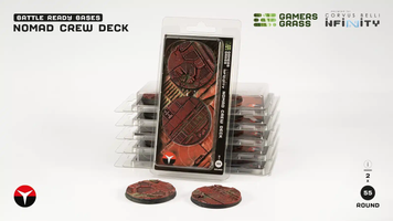 Декорована основа (Круг) - Кочівники (Infinity) (55 мм / 2 шт) GamersGrass GGB-NCDR55 GGB-NCDR55 фото