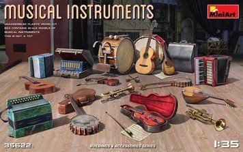 Музыкальные инструменты 1/35 (Musical Instruments) MiniArt 35622 , сборная модель Миниарт MA35622 фото
