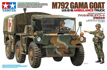 Американський медичний позашляховик 1/35 M561 Gama Goat Ambulance Tamiya 35342 , збірна модель Гама Гоат Тамія TAM35342 фото