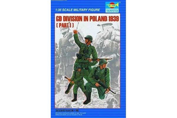 Німецька піхота 1/35 Panzer Division (Poland 1939) Part I Trumpeter 00402 , збірна модель піхота Трумпетер TR00402 фото