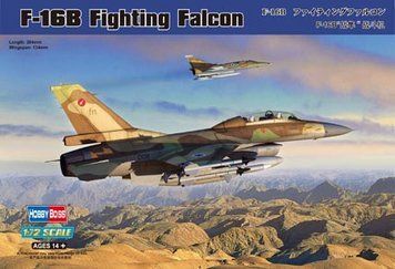 Збірна модель 1/72 американський винищувач F-16B ET210 HobbyBoss HB80273 HB80273 фото