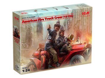 Сборная модель ICM 1/24 Экипаж американской пожарной машины 1910-е 2 фигуры 24006 ICM24006 фото