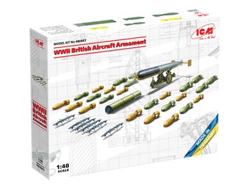 Збірна модель ICM 1/48 Озброєння британської авіації 2СВ (48407) ICM48407 фото