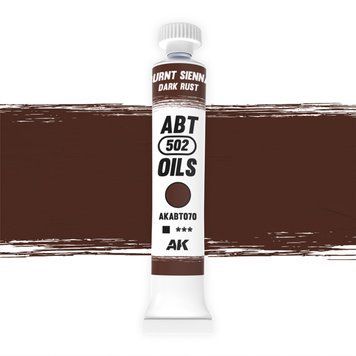 Олійна фарба Палена Сієна / Темна Іржа (Burnt Sienna / Dark Rust) AK-Interactive AKABT070 AKABT070 фото