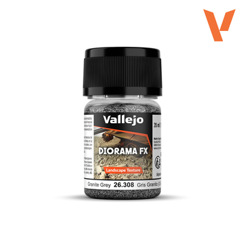 Матеріал для діорам Текстури Ландшафту Гранітний сірий 0.5-2 мм (Granite Grey) Vallejo VAL 26308 VAL 26308 фото