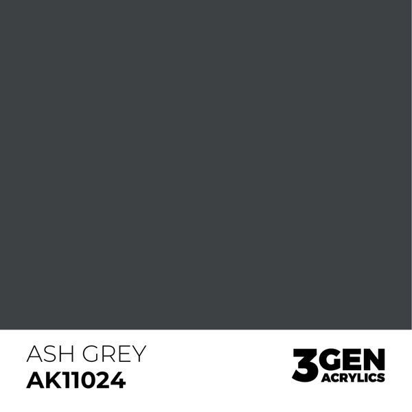 Акрилова фарба Попелястий сірий (Ash Grey) AK-interactive AK11024 AK11024 фото
