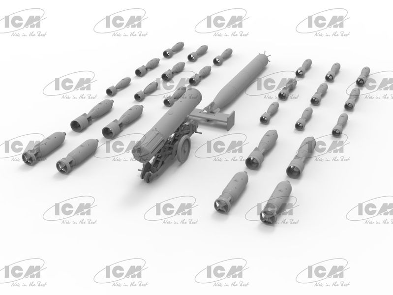 Сборная модель ICM 1/48 Вооружение британской авиации 2СВ 48407 ICM48407 фото