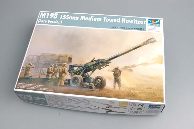 Американская гаубица 1/35 155mm M198 Late Trumpeter 02319 , сборная модель гаубица М198 Трумпетер TR02319 фото
